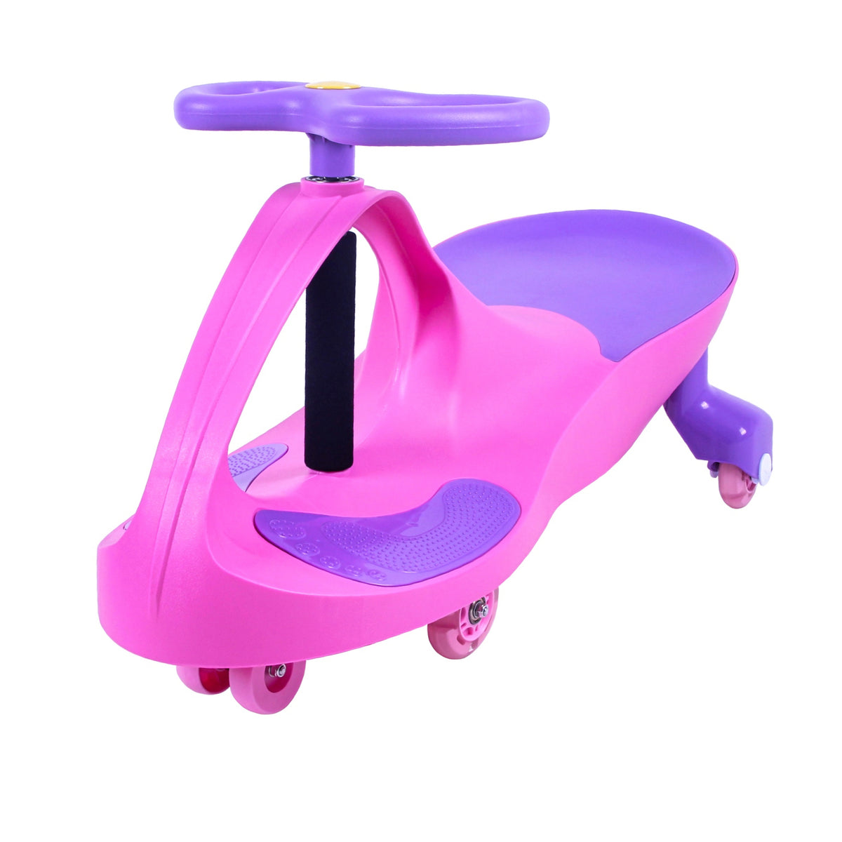 Joybay Bubblegum And Lilac Premium Led Wheel Swing Car Ride On Toy 1034