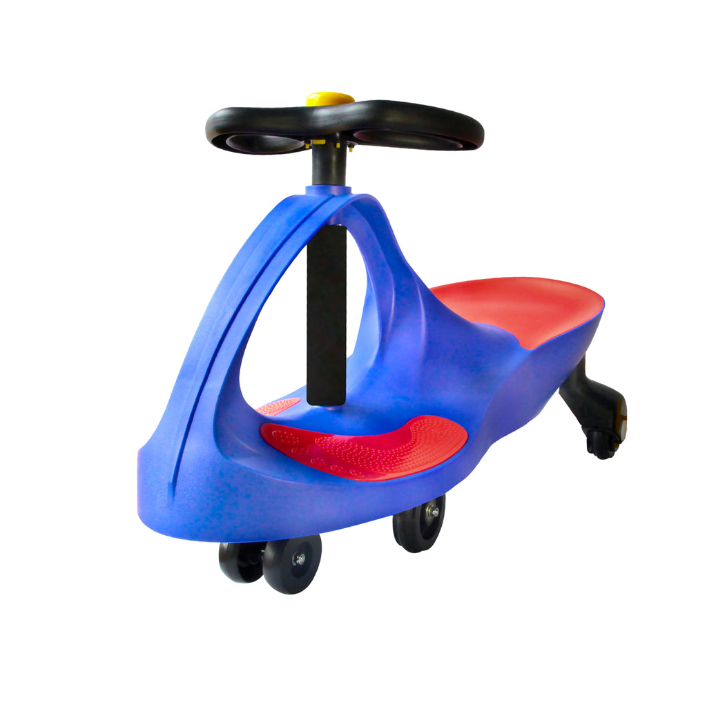 Joybay Blue Grand Air Horn Swing Car Ride on Toy