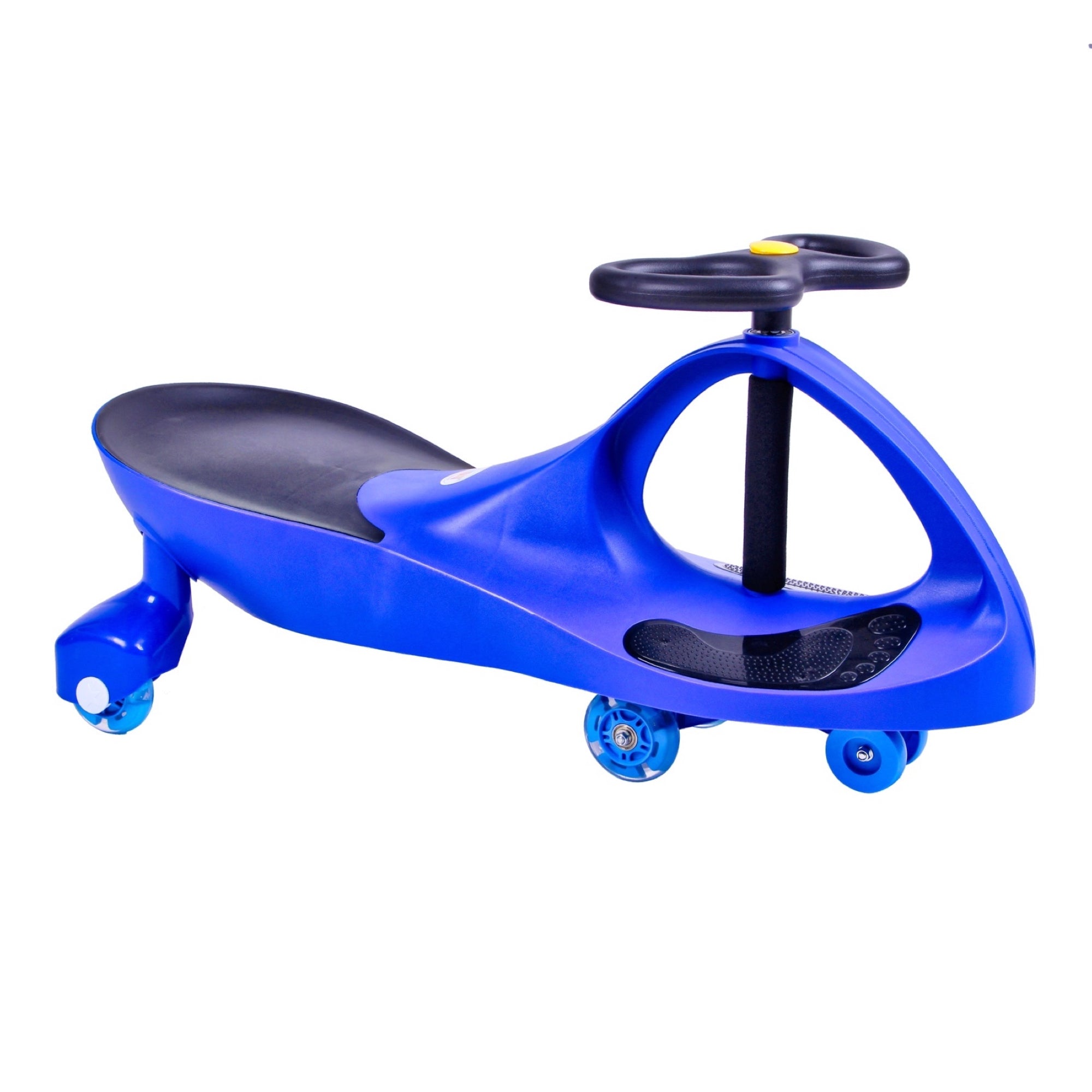 Joybay Blue Premium LED-Wheel Swing Car Ride on Toy