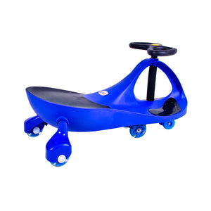 Joybay Blue Premium LED-Wheel Swing Car Ride on Toy