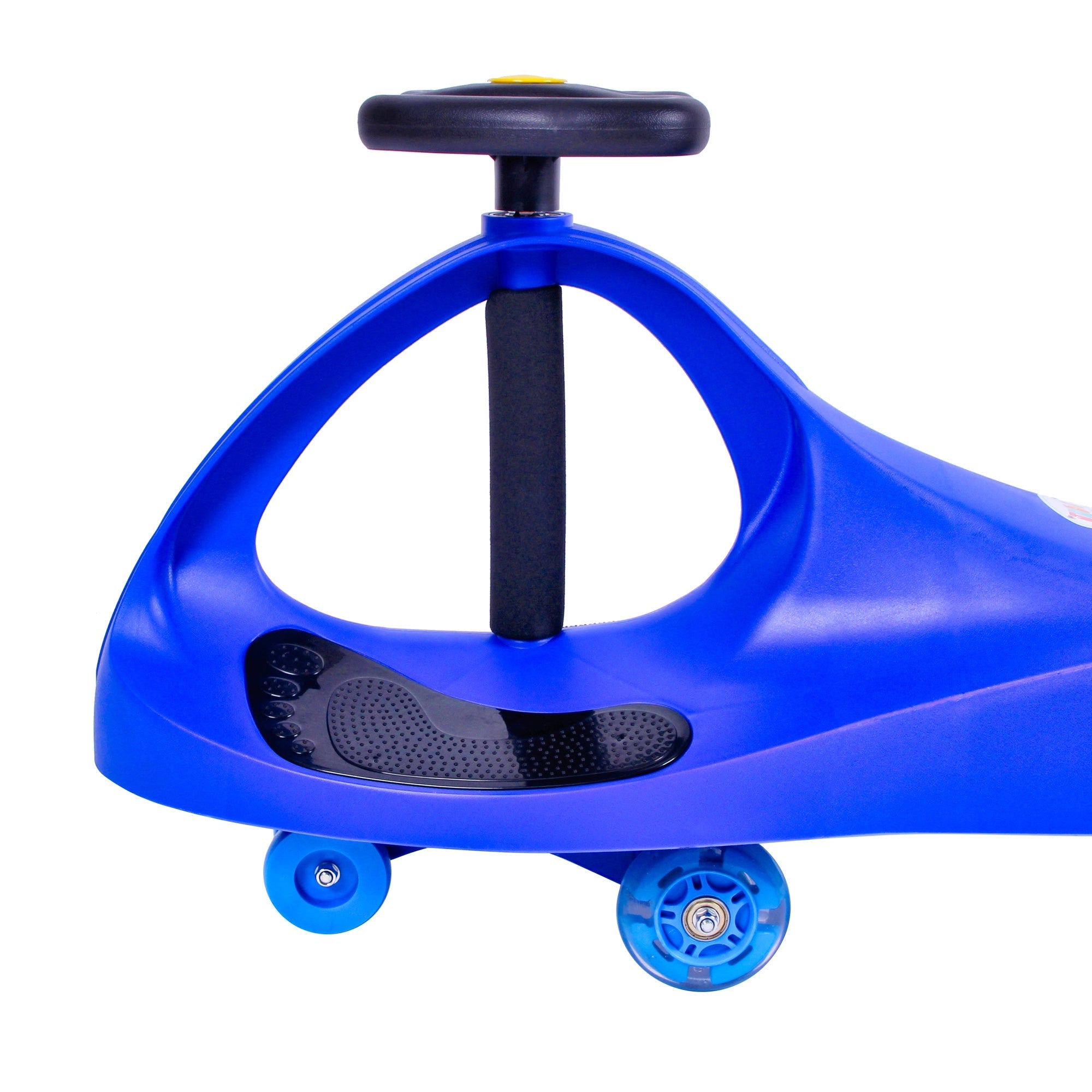 Joybay Blue Premium LED-Wheel Swing Car Ride on Toy