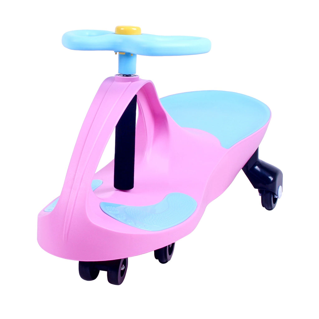 Joybay Pink Fairy Grand Air Horn Swing Car Ride on Toy