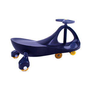Joybay Black & Charcoal Premium LED-Wheel Swing Car Ride on Toy