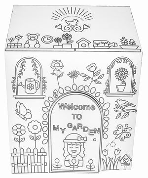 Welcome to my Garden Color Your Own Playhouse