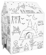 My Camping Adventure Color your own Playhouse