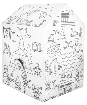 My Camping Adventure Color your own Playhouse