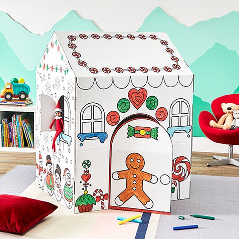 Christmas Wonderland Color your own playhouse